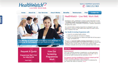 Desktop Screenshot of healthwatch.ie