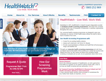 Tablet Screenshot of healthwatch.ie